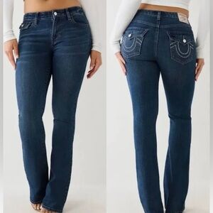 True Religion Becca Crystal Bootcut Jeans - Size 27